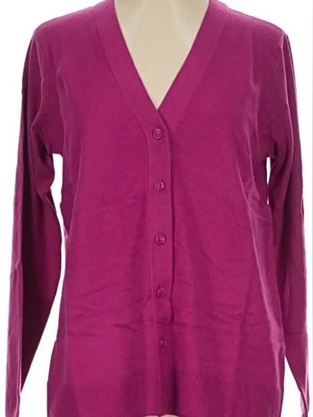 Candace Cameron Bure Surfside Button-Front V-Neck Cardigan Sz Xxs NWT Oversized